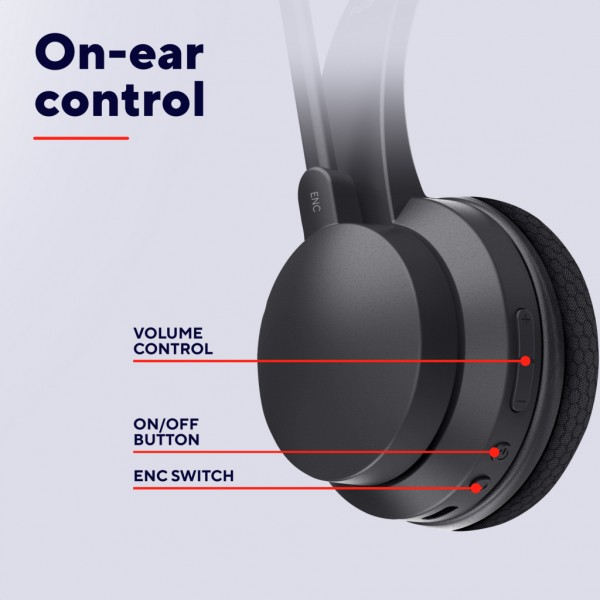 Навушники Trust Ayda Wireless ENC Black (25463)