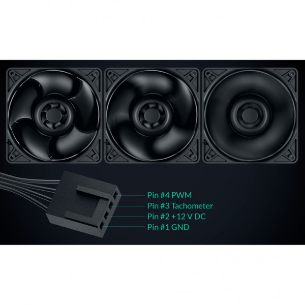 Кулер до корпусу Arctic S12038-4K (ACFAN00296A)