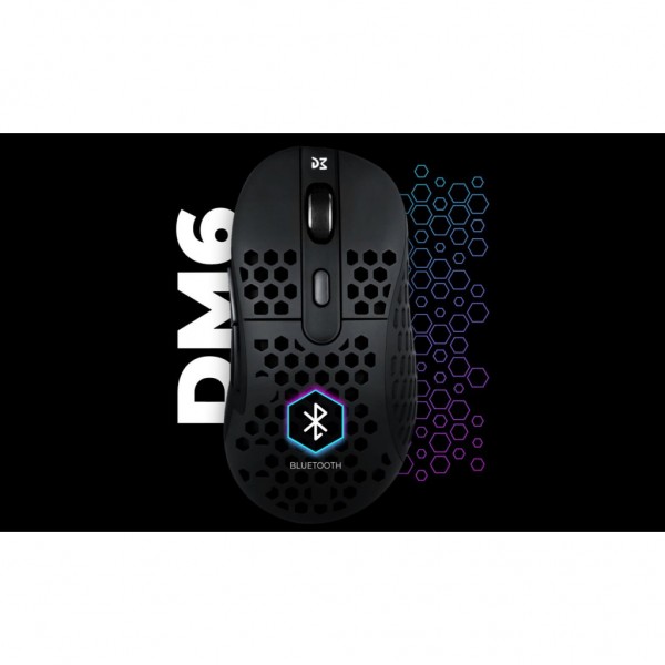Мишка Dream Machines DM6 Holey Trio Wireless/Bluetooth/USB Black (DM6_HOLEY_TRIO)