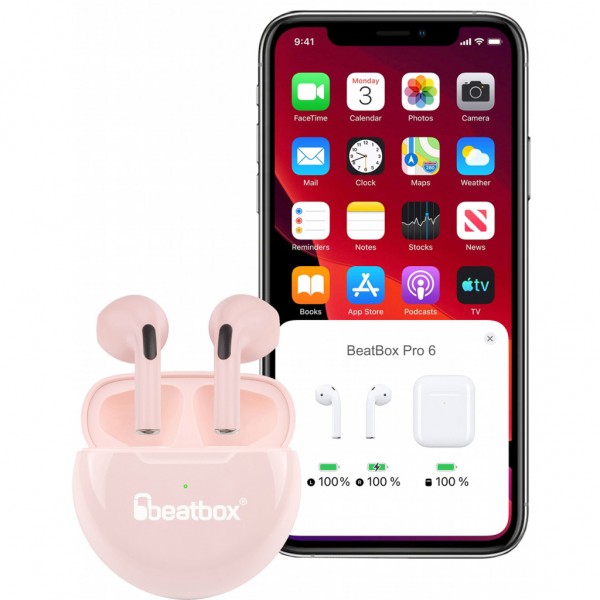 Навушники BeatBox PODS PRO 6 Pink (bbppro6p)