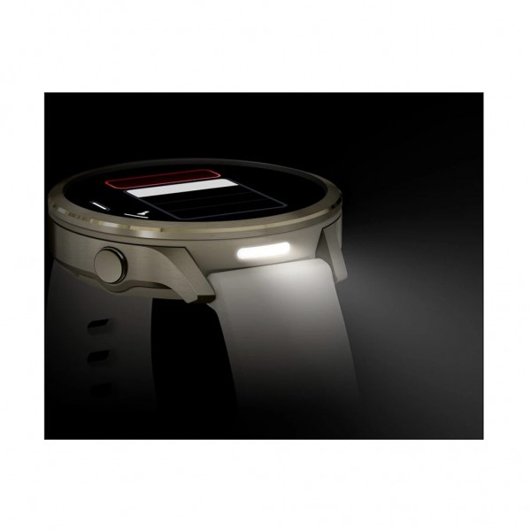 Смарт-годинник Garmin Venu 4 (41mm), Beige w/ Lunar Gold + Leather, GPS смарт-годинник (010-03013-03)