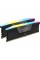 Модуль пам'яті для комп'ютера DDR5 96GB (2x48GB) 6400 MHz Vengeance RGB Black Corsair (CMH96GX5M2B6400C32)