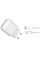 Зарядний пристрій XO 2xUSB 2.4A + cable USB to Lightning white (L78-L-WH)