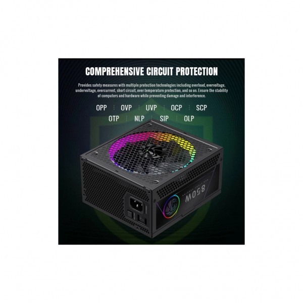 Блок живлення Gamemax 850W (RGB 850G)