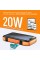 Батарея універсальна Promate 20000mAh PD/20W, QC/3/0, Solar, QI, IP65 (solartank-20pdqi.black)