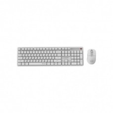 Комплект Gembird Silent Key Pro Business Wireless White (KBS-WMS-01-W-CYRL)