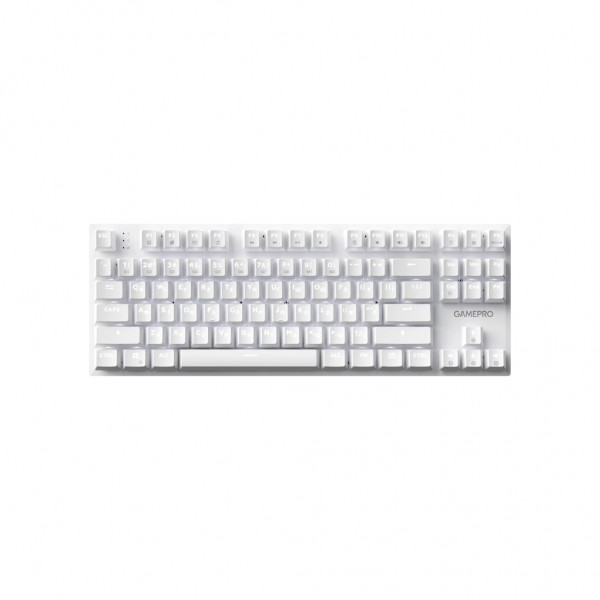 Клавіатура GamePro Genesis Joker MK124W Outemu Red Switch USB UA White (MK124W)