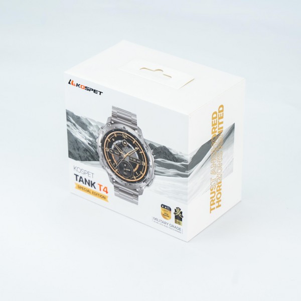 Смарт-годинник KOSPET TANK T4SE SILVER (6978602500614)