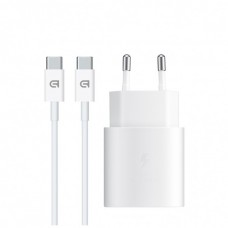 Зарядний пристрій Armorstandart AR-TA800W USB-C 25W White + cable USB-C to USB-C (ARM63804)