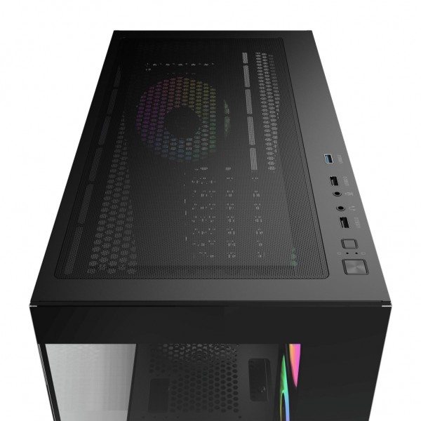 Корпус для ПК OCYPUS GAMMA C72 BK ARGB (GAMMA-C72-BKD400XX-GL)