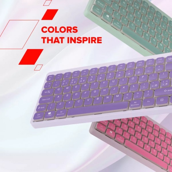 Клавіатура Canyon OnType 10 TKL Mechanical Silent Low-profile USB UA Green (CNS-HKB10GR)