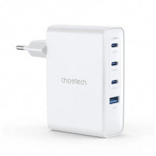 Зарядний пристрій Choetech 3xUSB-C + 1xUSB PD100W GaN (PD9002)
