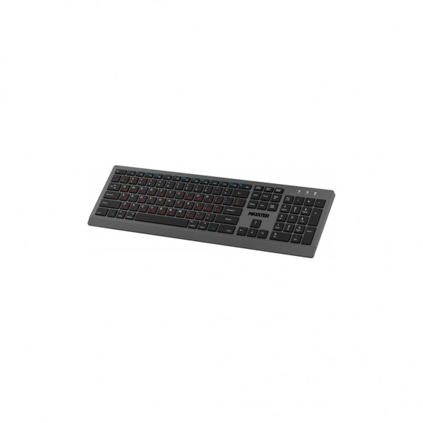 Клавіатура Maxxter KBW-01G-UA Wireless UA Gray (KBW-01G-UA)