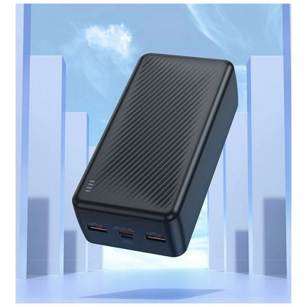 Батарея універсальна BOROFONE 30000mAh BJ56B Graceful 22.5W+PD20W Black (6941991116445)