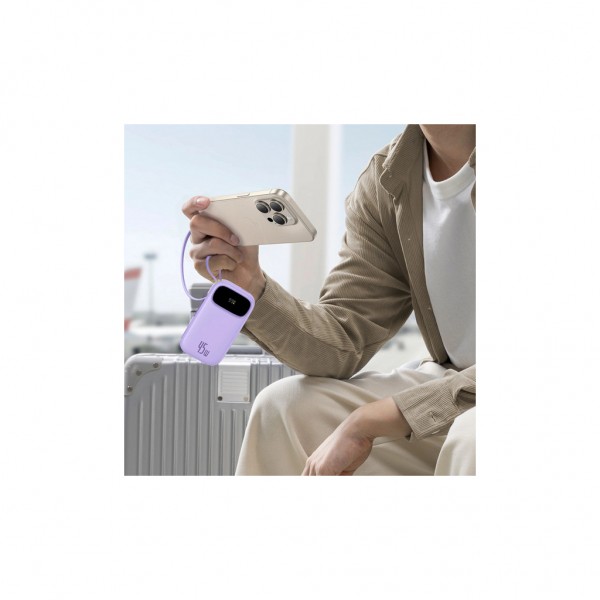 Батарея універсальна Baseus EnerFill FC31 Qpow 3 20000mAh 45W PD/3.0 QC/4.0 Purple (E0028D02)