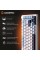 Клавіатура GamePro MK160 V2 Warden QLAB Sakura Linear RGB USB UA White (MK160-V2-BL-QS)