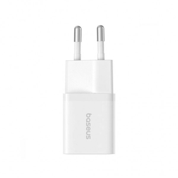 Зарядний пристрій Baseus 1xUSB-C 25W GaN5 white (P10110909213-00)