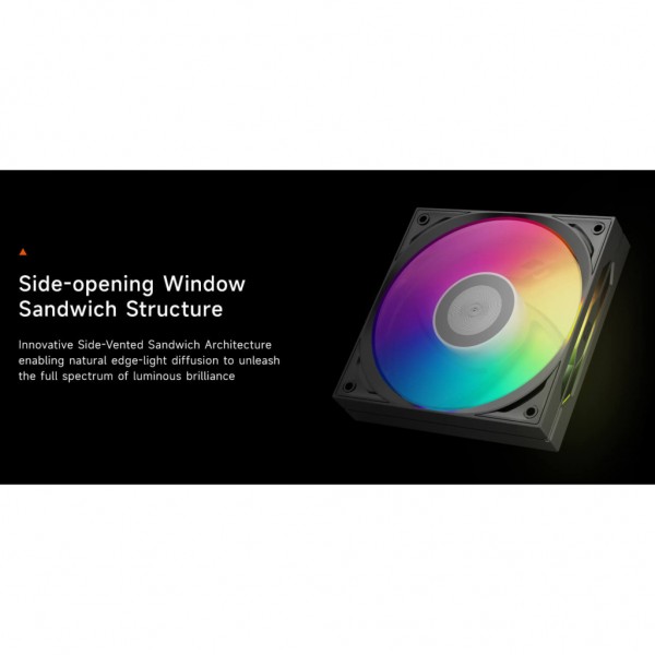Кулер до корпусу PcCooler FE120 BK