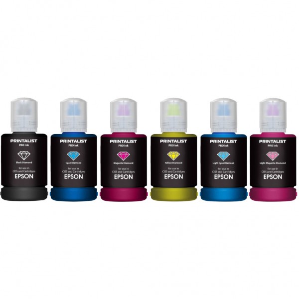 Чорнило Printalist Epson 6х140г B/C/M/Y/LC/LM SET (PL-INK-EPSON-SET6)