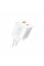 Зарядний пристрій Promate USBC PD25W + USBA QC3.0 18W White (powerport-25ac.white)