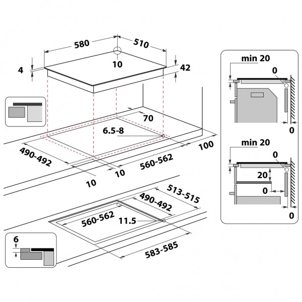 Варочна поверхня Whirlpool AKT8090/NE
