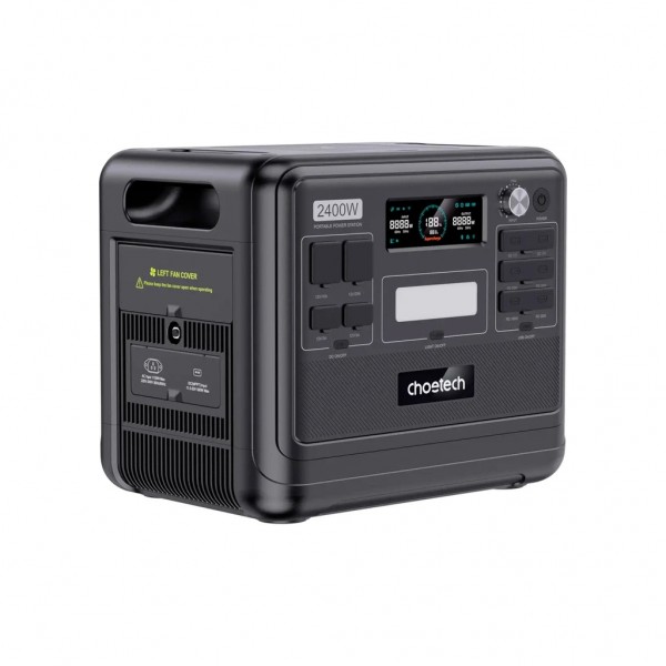 Зарядна станція Choetech BS008-BQB 2400W 2048Wh (BS008-BQB)