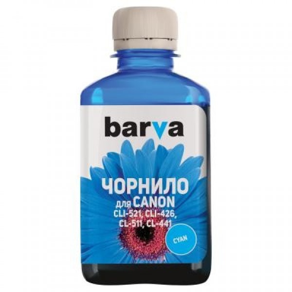 Чорнило Barva CANON CLI-521/CL-511 180г CYAN (C521-057)