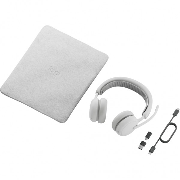Навушники Logitech Zone Wireless 2 ES for Business Off-White (981-001520)