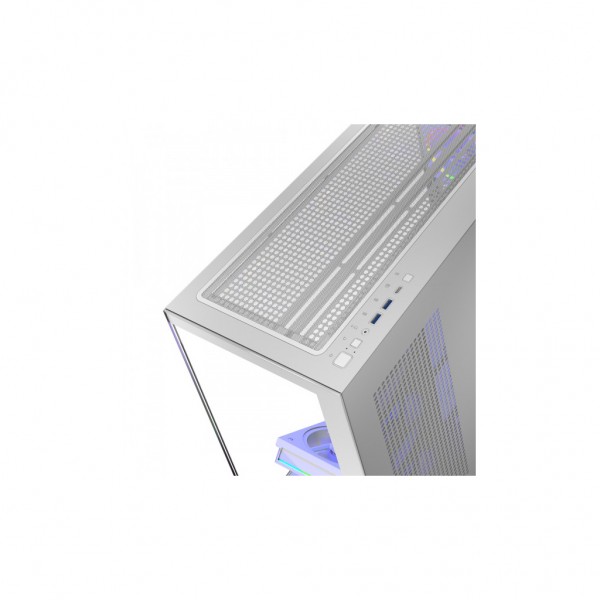 Корпус для ПК Modecom VOLCANO STELLAR ARGB MIDI 5x120mm fans WHITE (AT-STELLAR-5F-ARGB-20)