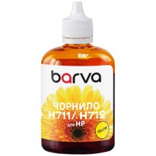 Чорнило Barva HP 711/712 100ml Y, water-soluble (H711-856)