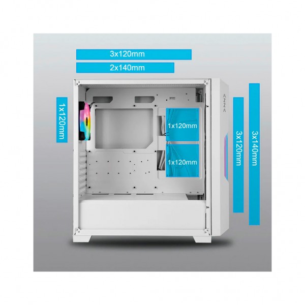 Корпус для ПК Azza CSAZ-520WG