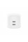 Зарядний пристрій Belkin 2xUSB-C PD67W GaN PPS white (WCH020KQWH)