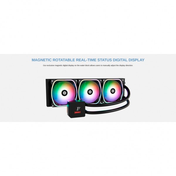 Система рідинного охолодження Enermax Aquafusion II 360 ARGB (ELC-AQFS360-SQA)