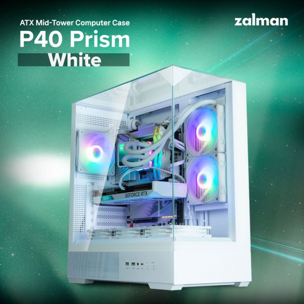 Корпус для ПК Zalman P40PRISMWHITE
