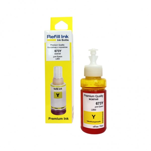 Чорнило Premium Quality Epson 673 70мл Yellow (70264900)
