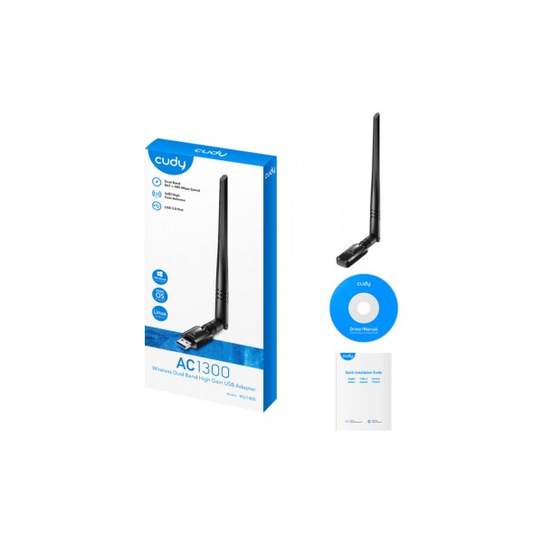 Мережева карта Wi-Fi Cudy WU1400
