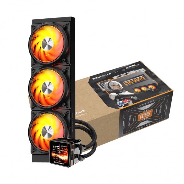 Кулер до процесора DARKFLASH DE360 BLACK