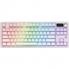 Клавіатура Ajazz AK870 V2 Maillard Switch Wireless/Bluetooth/USB UA White (AK870-V2-S-W)