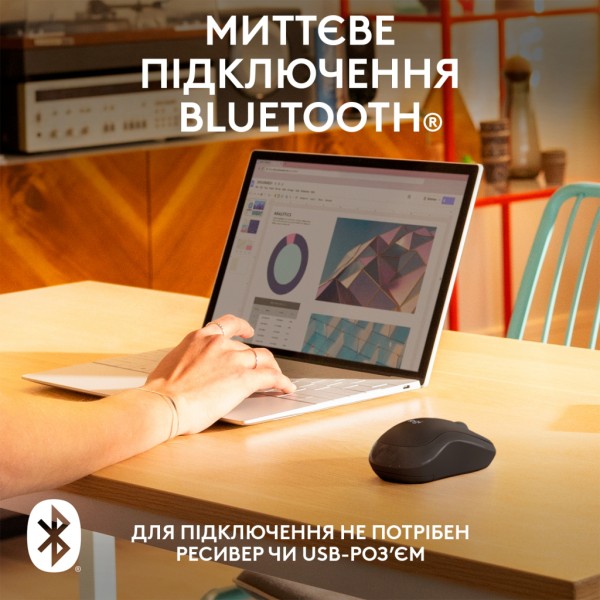 Мишка Logitech M240 Silent Bluetooth Graphite (910-007119)