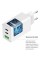Зарядний пристрій ColorWay C101B GaN Mini 100W PD PPS 2xUSB-C + USB-A white (CW-CHS061PD-WT)