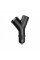 Зарядний пристрій Baseus Y type dual USB-A Black (CCALL-YX01)