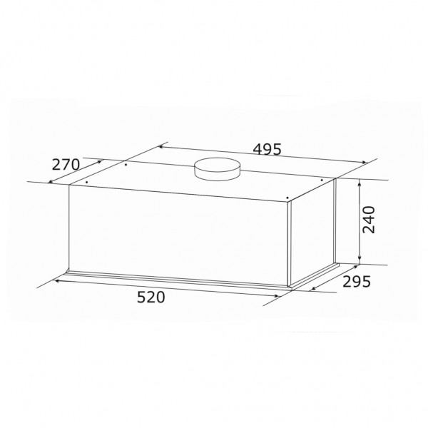 Витяжка кухонна GRANADO Palamos 1614-1200 white glass (GCH486455)