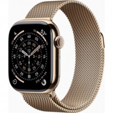 Смарт-годинник Apple Watch Series 11 GPS + Cellular 42mm Gold Titanium Case with Gold Milanese Loop (MF8Y4RK/A)
