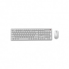 Комплект Gembird Slim Pro Business Wireless White (KBS-WPS-01-W-CYRL)