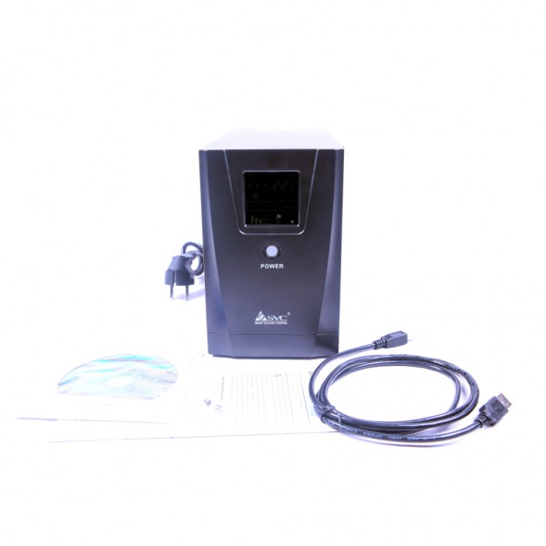 Пристрій безперебійного живлення SVC VP-1250-LCD 1250VA (VP-1250-LCD)