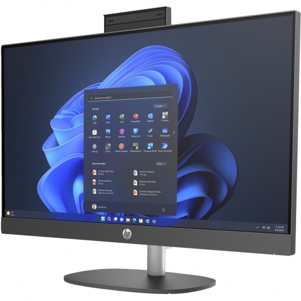 Комп'ютер HP ProOne 245 G10 AiO / Ryzen5 7520U, 16, 512, Cam, WiFi, K&M (A54ZVET)