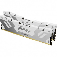 Модуль пам'яті для комп'ютера DDR5 48GB (2x24GB) 8000 MHz Renegade White/Silver Kingston Fury (ex.HyperX) (KF580C38RWK2-48)