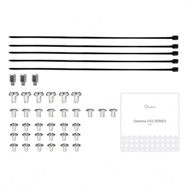 Корпус для ПК OCYPUS GAMMA C52 WH ARGB (GAMMA-C52-WHD300XX-GL)
