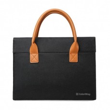 Сумка для ноутбука ColorWay Stylish 15.6" Black (CW-LBS156-BK)