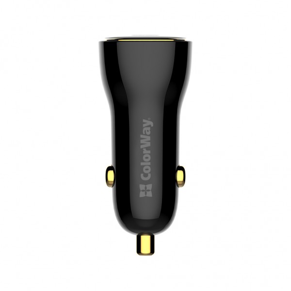 Зарядний пристрій ColorWay PowerDelivery PPS USB (USB-A + USB-C) (60W) Black (CW-CHA046PD-BK)